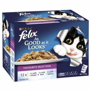 As Good As It Looks Favourites Selection Wet Cat Food 12X85G Cat